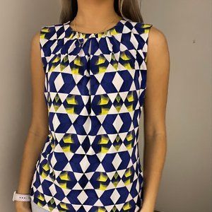 Pleated sleeveless Calvin Klein top